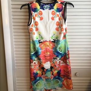 Floral bodycon dress Sz L